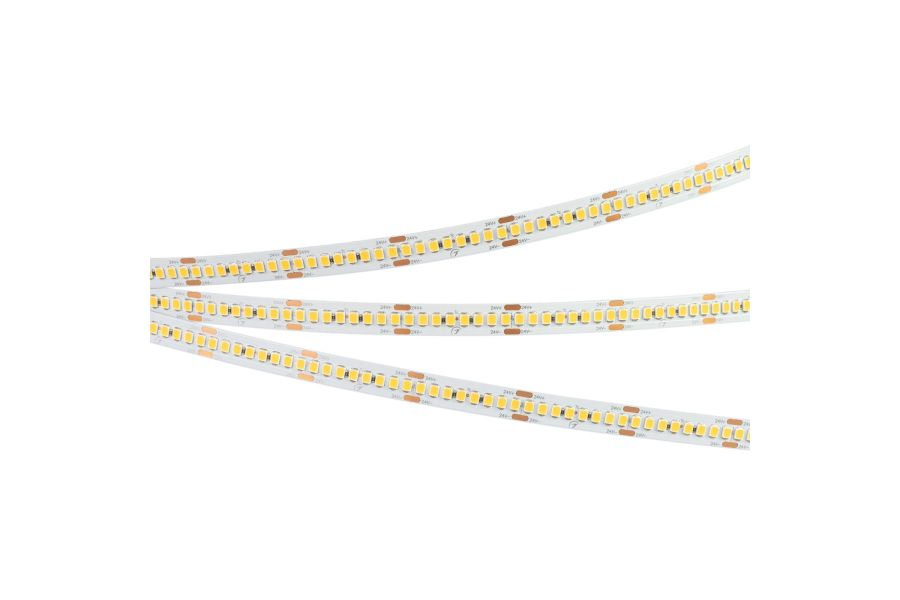 Светодиодная лента Arlight RT-A240-10mm 24V Warm3000 (22 W/m, IP20, 5m) (высок.эфф.150 лм/Вт) 038745(1)
