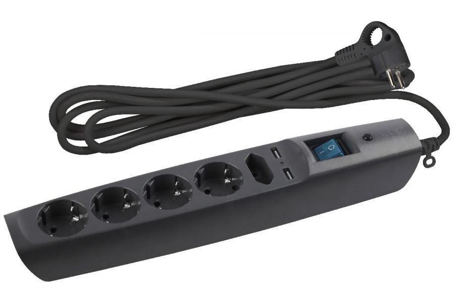 Сетевой фильтр Эра SFU-5es-2m-B C0043326