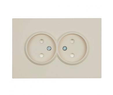 Розетка 2-местная с защитной шторкой Stekker Эмили б/з 250В 16А RST16-5116-08 кашемир soft touch 49903