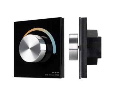 Панель Arlight Smart-P2-Mix-G-IN Black (3V, Rotary, 2.4G) 033755
