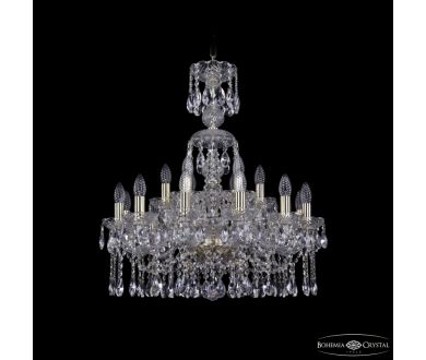 Подвесная люстра Bohemia Ivele Crystal 1413/12+6/220/XL-74 G