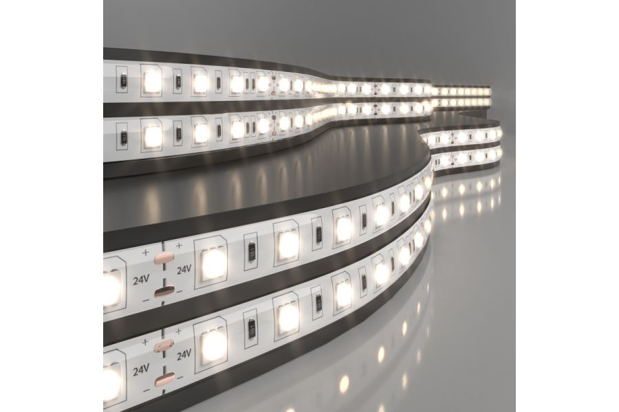 Светодиодная лента Elektrostandard 24V 14,4W 60Led 5050 IP65 теплый белый, 5м 4690389167737