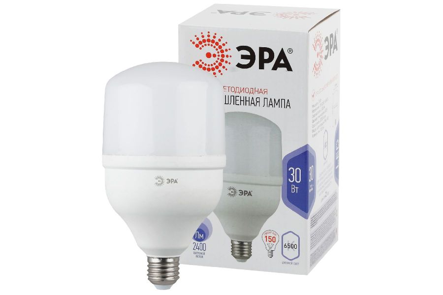 Лампа светодиодная Эра E27 30W 6500K LED POWER T100-30W-6500-E27 Б0027004