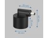IN-соединитель IMEX Thin & Smart IL.0060.4000-BK