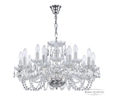 Подвесная люстра Bohemia Ivele Crystal 119/10+5/240 Ni