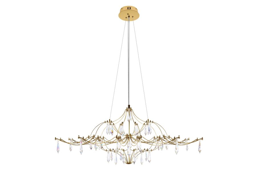Подвесная люстра Loft IT Mira 10587/1000 Gold Asfour
