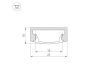 Профиль с экраном Arlight ALU-WIDE-H8-2000 ANOD+FROST 014852