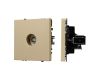 Механизм телевизионной розетки Arlight SCT-NOBE-MTV1-SFPL-GD (Золотой песок) 054294