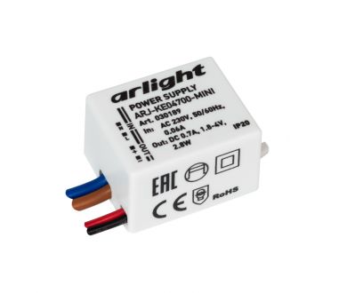 Блок питания Arlight ARJ-KE04700-Mini (2.8W, 700mA) 030189