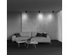 Накладной спот Maytoni Onda C024CL-18W3K-B-1