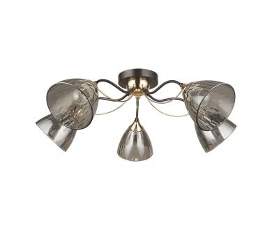 Потолочная люстра Arte Lamp Lily A4366PL-5BK