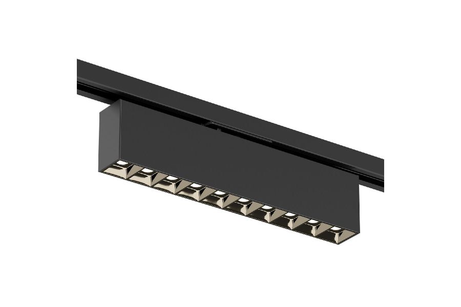 Трековый однофазный светильник Denkirs Edder DK6434-BK