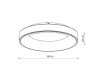 Потолочный cветильник Nowodvorski Nikki Round Led White 11207