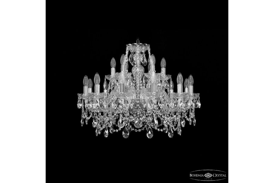 Подвесная люстра Bohemia Ivele Crystal 1411/12+6/240 Ni