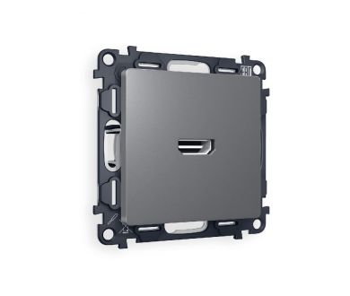 Комплект механизма розетки HDMI 2.0 40V/500mA 2.0GHz 5-18Gbit/s Ambrella Volt Alfa MA664010