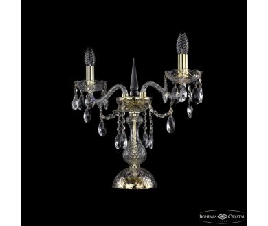 Настольная лампа Bohemia Ivele Crystal 1415L/2/141-39 G