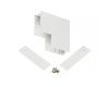 Коннектор угловой для магнитного шинопровода Myfar Accessories for MagLine 23 MT0201-CLW-W