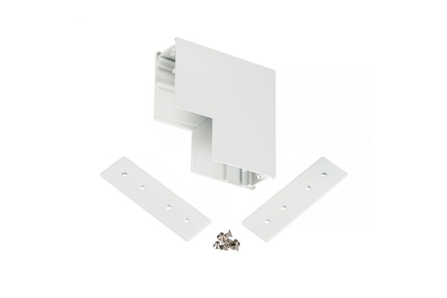 Коннектор угловой для магнитного шинопровода Myfar Accessories for MagLine 23 MT0201-CLW-W
