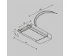 Ввод питания Maytoni Accessories for tracks Radity TRA084B-11W