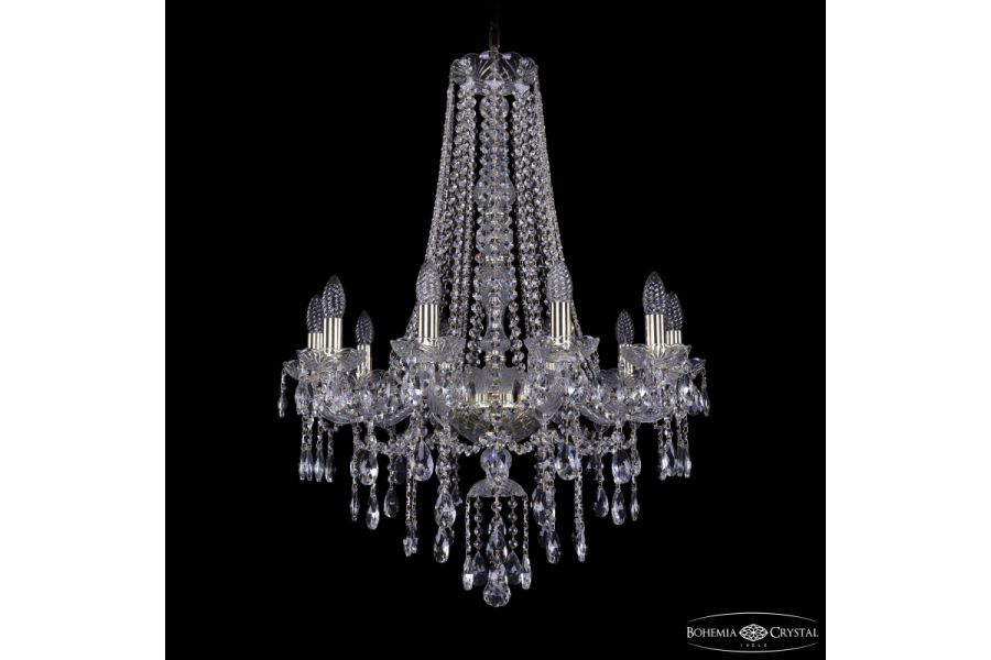 Подвесная люстра Bohemia Ivele Crystal 1415/10/220/h-85 G