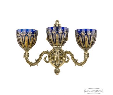 Бра Bohemia Ivele Crystal Florence 7101B15/3/210 GB P1 U Amber-Blue/H-1I
