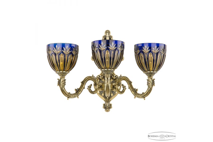 Бра Bohemia Ivele Crystal Florence 7101B15/3/210 GB P1 U Amber-Blue/H-1I