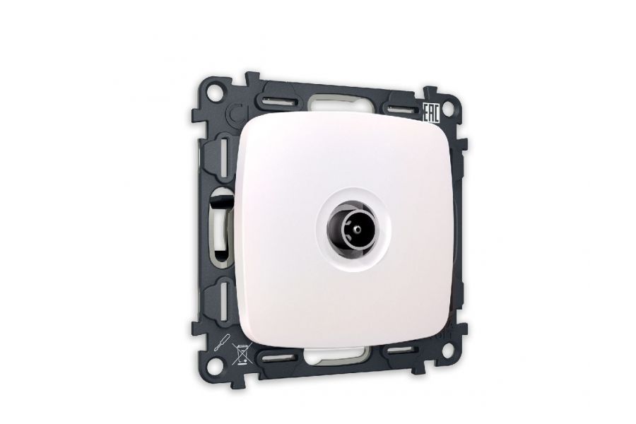 Комплект механизма TV розетки оконечной 50-870 MHz 1dB Ambrella Volt Omega MO213010