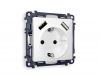 Комплект механизма розетки 2USB A+A 18W (быстрая зарядка) с/з Ambrella Volt Alfa MA109010