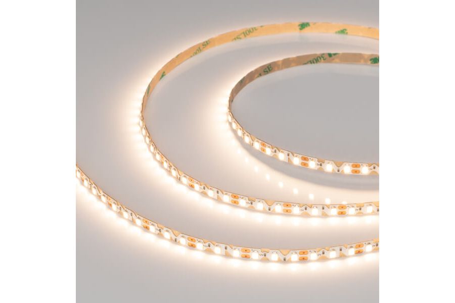 Светодиодная лента Arlight RZ-A120-6mm 12V Warm3000 (12 W/m, IP20, 2835, 5m) 036449