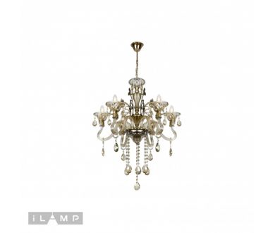 Купить Подвесная люстра iLamp Asia 61082-6 BR Подвесная люстра iLamp Asia 61082-6 BR