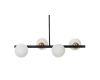 Подвесная люстра Lumina Deco Torica LDP 7001-4 BK+MD