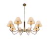 Подвесная люстра iLamp Amber YT2043-8 GD+Coffee