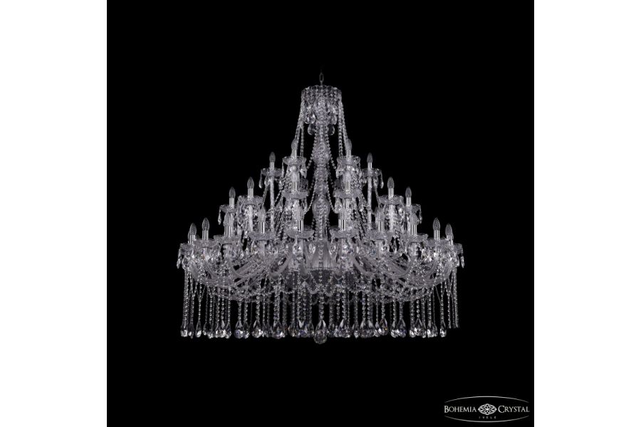 Подвесная люстра Bohemia Ivele Crystal 1413/24+12+6/530 Ni