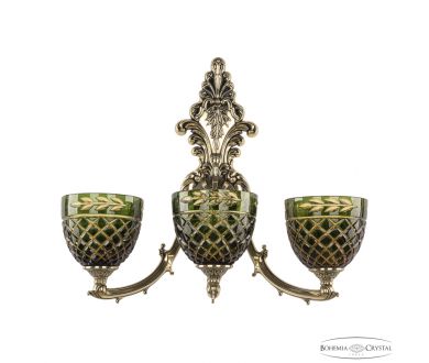 Бра Bohemia Ivele Crystal Verona 7211B15/3/210 GB P1 U Amber-Green/H-1J