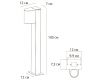 Ландшафтный светильник Arte Lamp Compass A3102PA-1BK