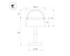 Настольная лампа аккумуляторная Arlight SP-TRAFO-1.5W Warm2700 (Серый, 120 deg, 5V) (IP54 Пластик) 060825