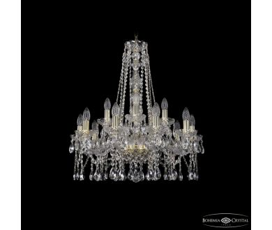 Подвесная люстра Bohemia Ivele Crystal 1413/10+5/220/h-71 G