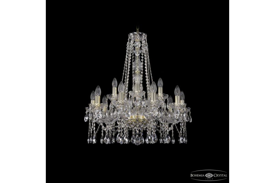 Подвесная люстра Bohemia Ivele Crystal 1413/10+5/220/h-71 G