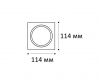 Одинарная рамка Italline IT08-8033 white
