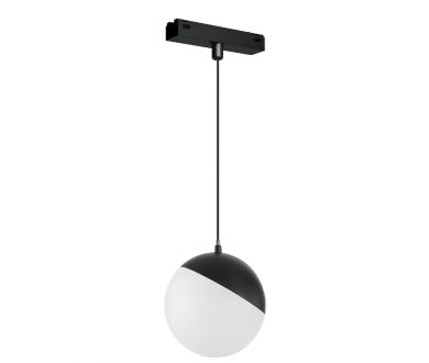 Трековый магнитный светильник Arlight MAG-VIBE-EMISFERO-HANG-R100-6W Day4000 (BK, 130 deg, 48V) 044165