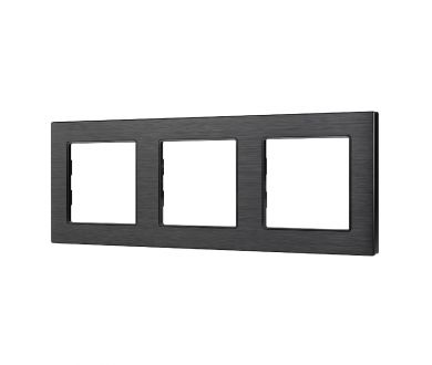 Рамка трехместная Arlight FRM-PRESTO-ALS-3-BK 043857
