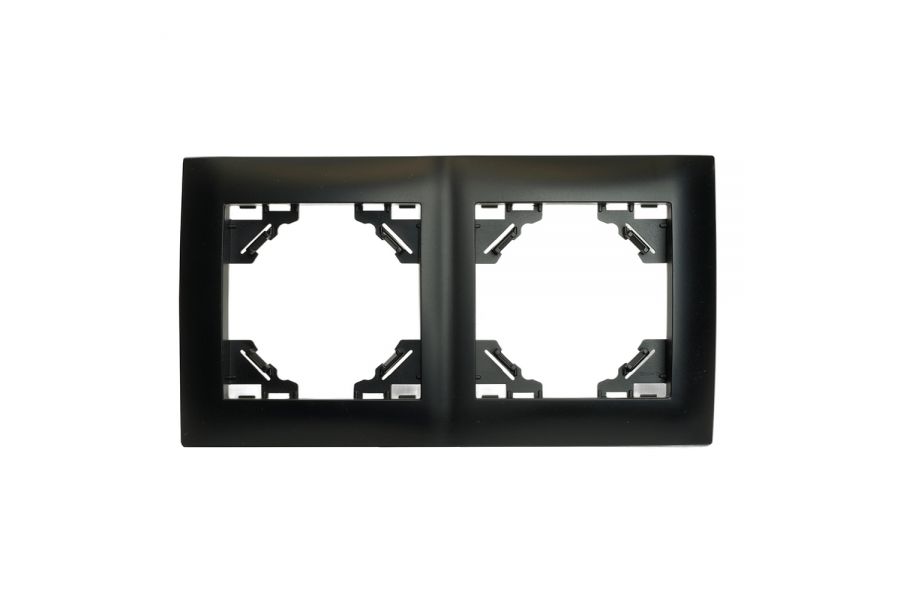 Рамка двухместная Stekker PFR00-9012-03 Эрна Элегант 49662