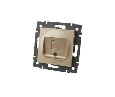 Механизм компьютерной розетки Arlight SCT-MPC1-PL-GD-V (RJ-45, CAT6) 049849