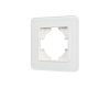 Рамка стеклянная на 1 пост Arlight FRM-OMALI-SFGS-1-WH 049675