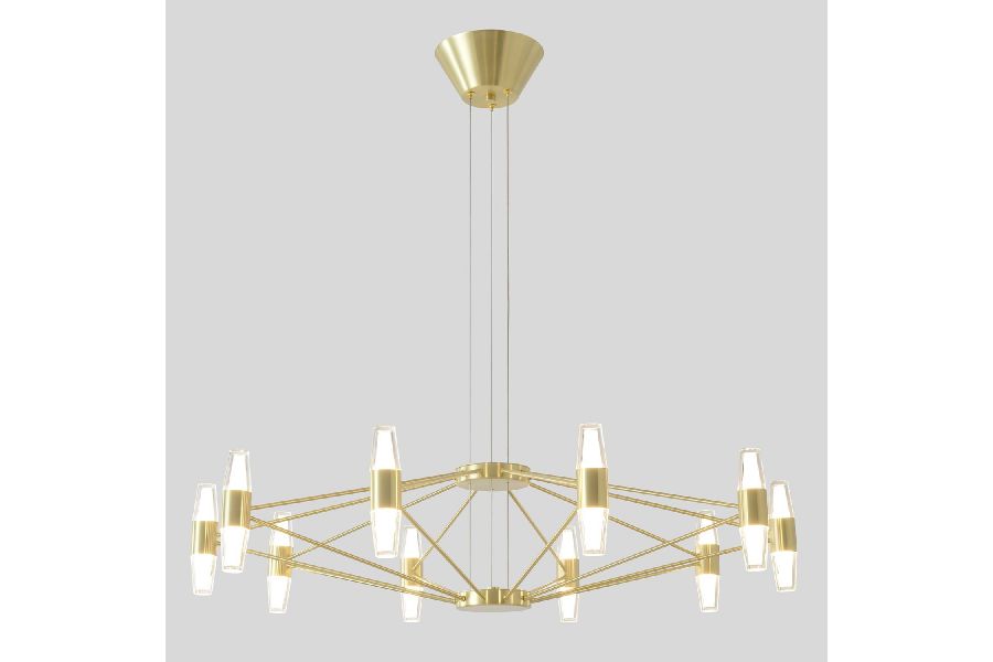 Подвесная люстра Crystal Lux DOROTEA SP10 GOLD