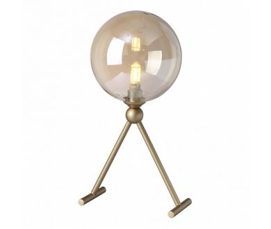 Настольная лампа Crystal Lux Francisca LG1 Gold/Cognac