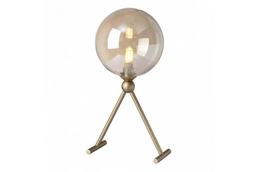Настольная лампа Crystal Lux Francisca LG1 Gold/Cognac