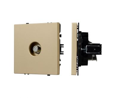 Механизм спутниковой розетки Arlight SCT-NOBE-MST1-SFPL-GD (SAT) (Золотой песок) 054298