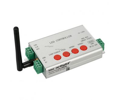 Контроллер Arlight HX-806SB (2048 pix, 12-24V, SD-card, WiFi) 020914