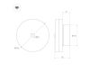 Настенный светильник Arlight SP-MENTA-WALL-R165-12W Warm2700 (BK, 130 deg, 230V) (IP20, Мрамор) 061700
